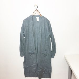 Matty M Light Blue Long Cardigan.